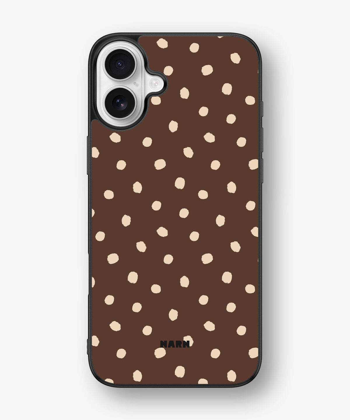 iPhone 16 Plus Hard Case – Choco Dots - View 1