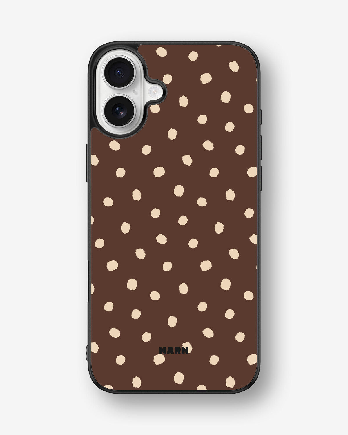 iPhone 16 Plus Hard Case – Choco Dots - View 1