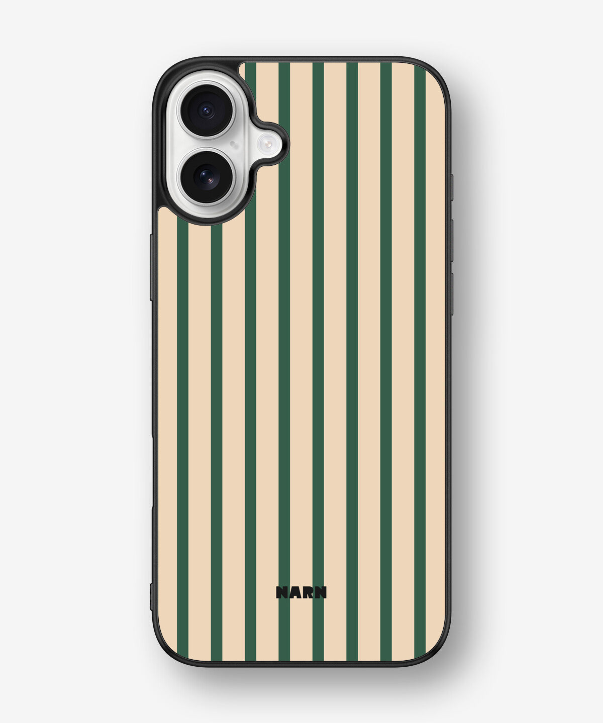 iPhone 16 Plus Hard Case – Evergreen Stripe - View 1