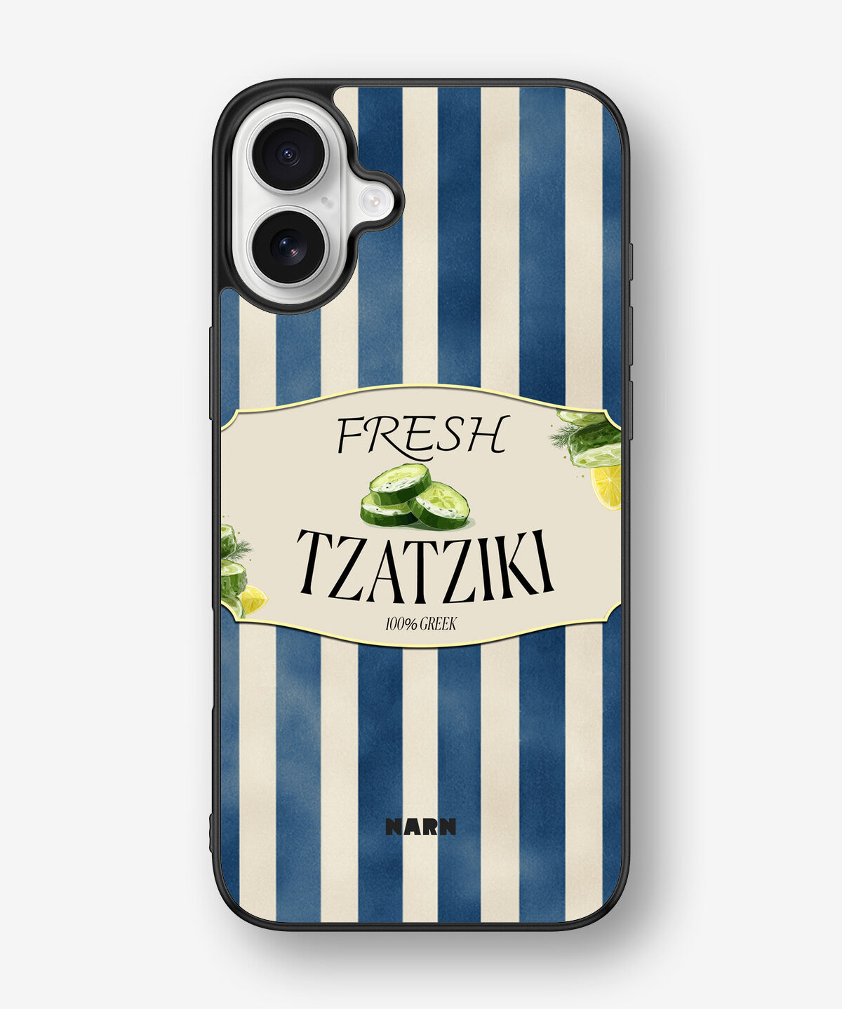 iPhone 16 Plus Hard Case – Greek Blues - View 1