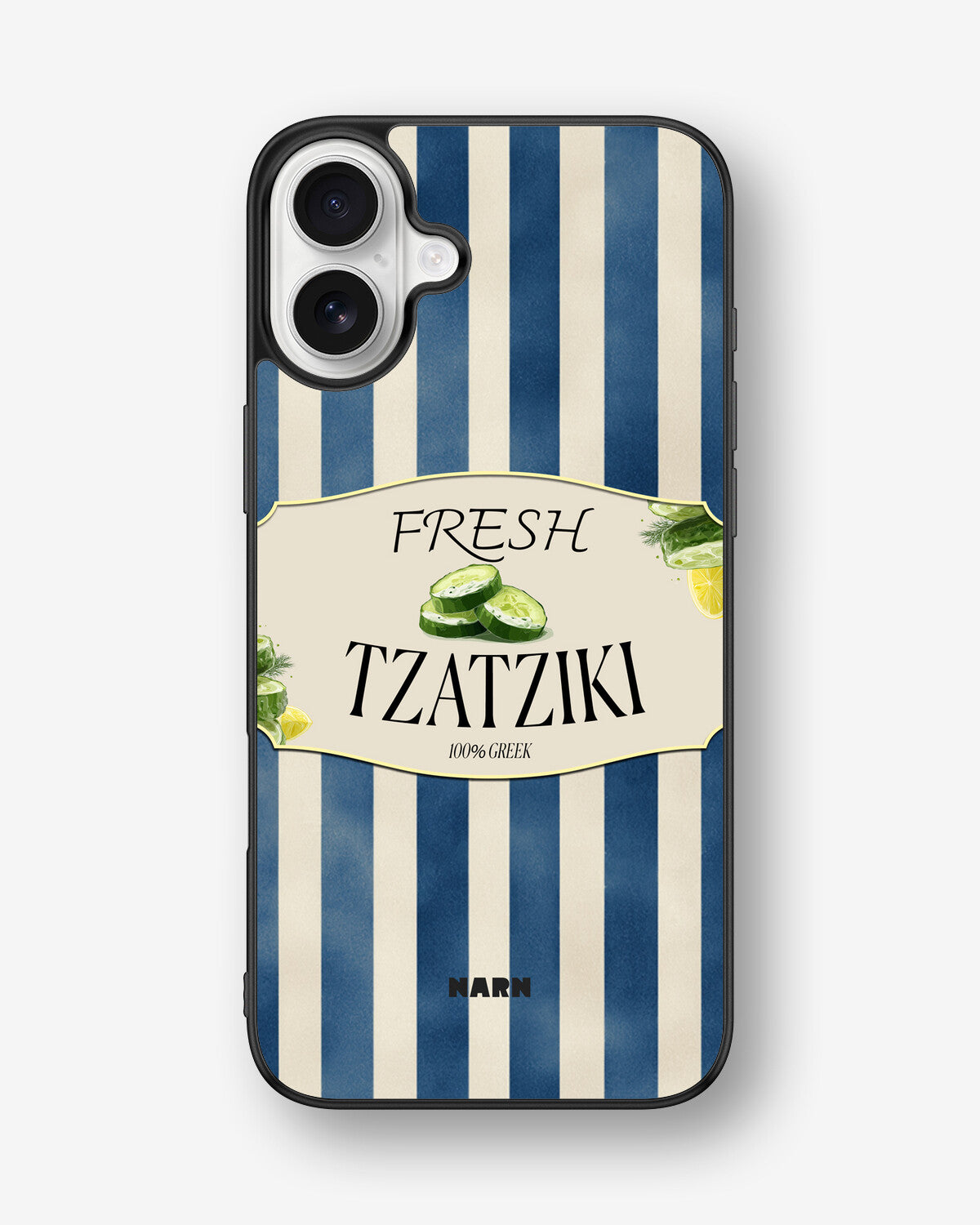 iPhone 16 Plus Hard Case – Greek Blues - View 1