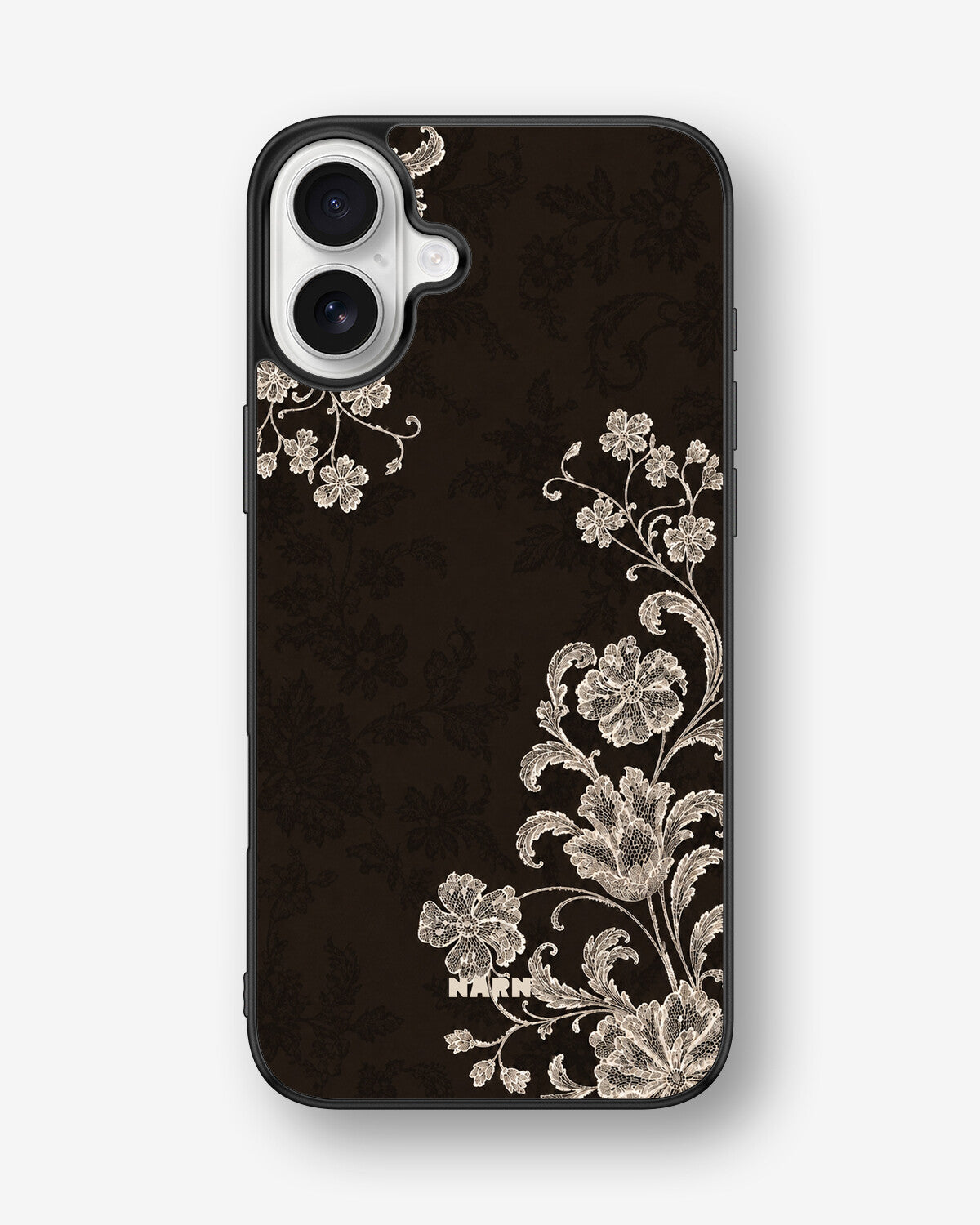 iPhone 16 Plus Hard Case – Ivory Bloom - View 1