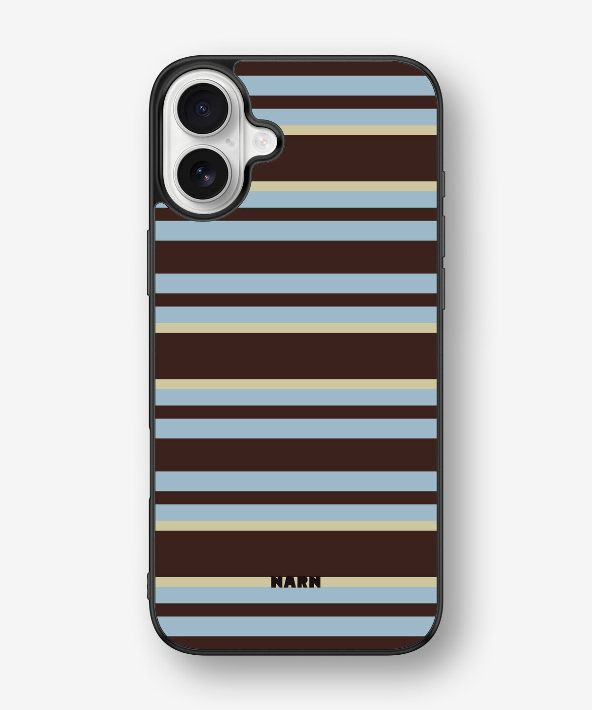 iPhone 16 Plus Hard Case – Latte Lines - View 1