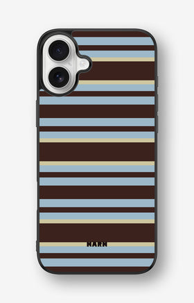iPhone 16 Plus Hard Case – Latte Lines - View 1