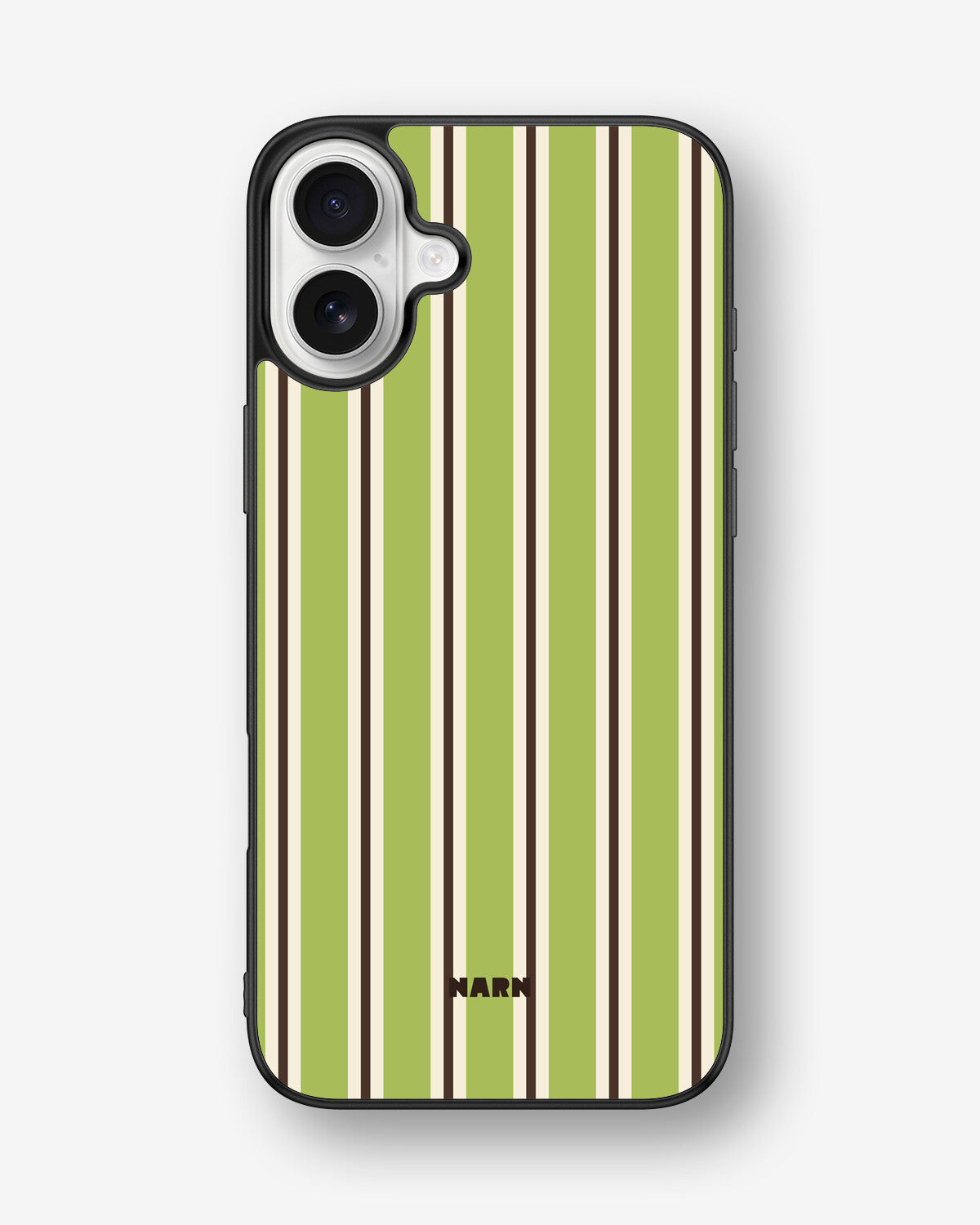 iPhone 16 Plus Hard Case – Matcha Lines - View 1