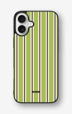 iPhone 16 Plus Hard Case – Matcha Lines - View 1