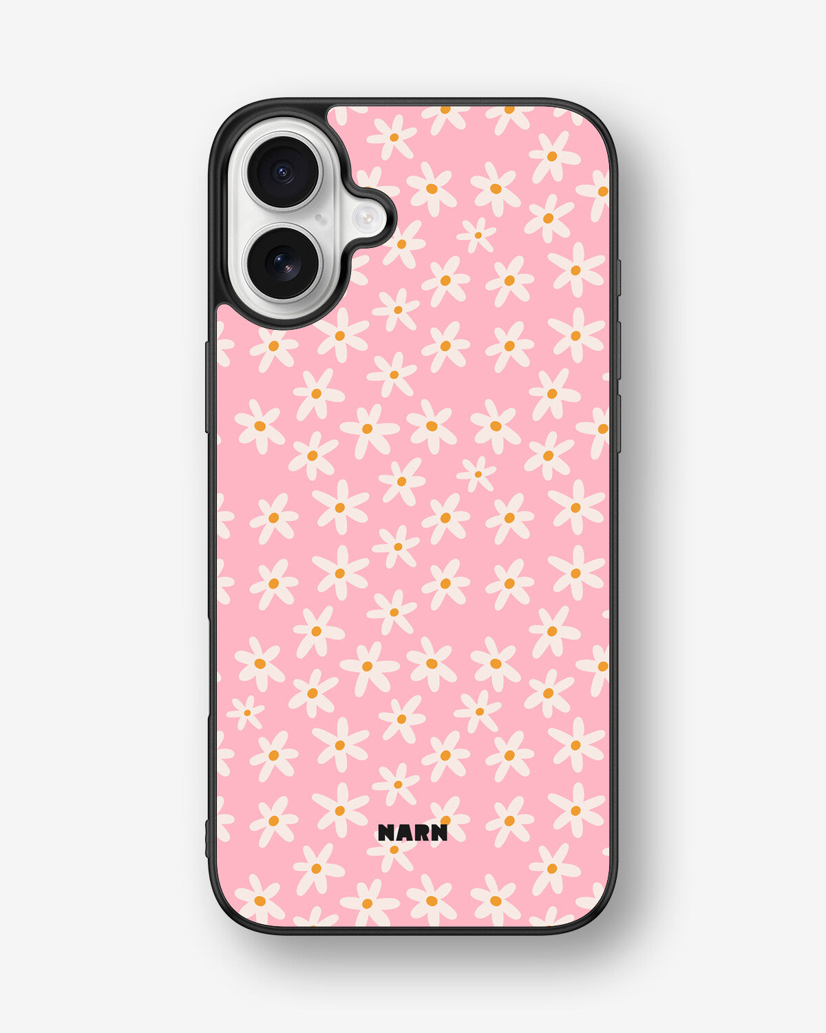 iPhone 16 Plus Hard Case – Pink Daisy - View 1