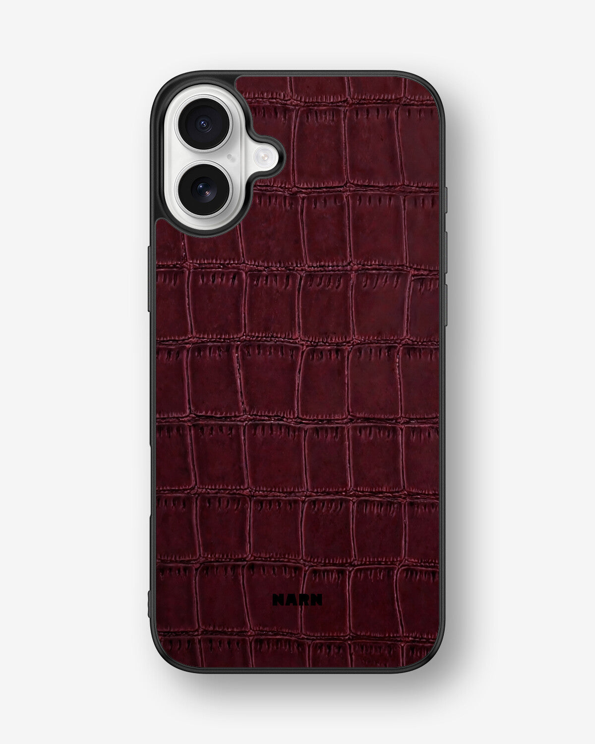 iPhone 16 Plus Hard Case – Rouge Croc - View 1