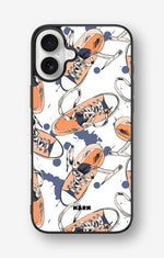 iPhone 16 Plus Hard Case – Apricot Sneakers - View 1
