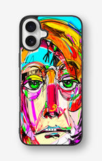 iPhone 16 Plus Hard Case – Abstract Portrait - View 1