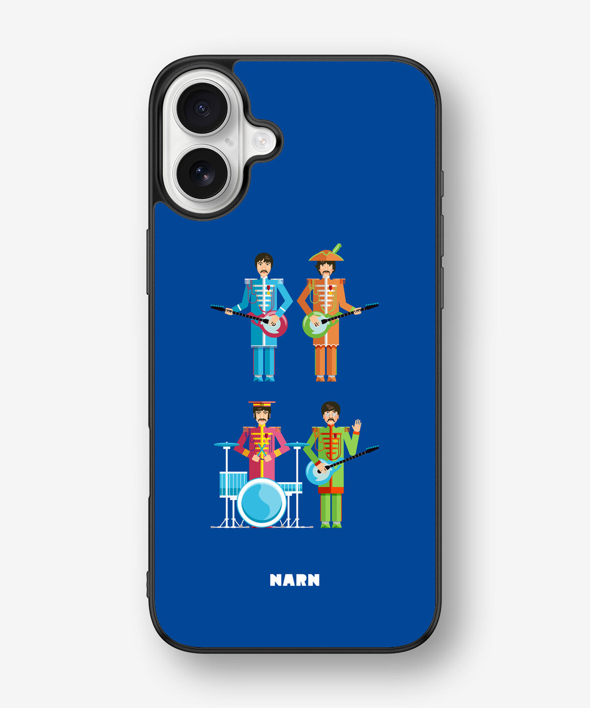 iPhone 16 Plus Hard Case – Beatles Blue - View 1