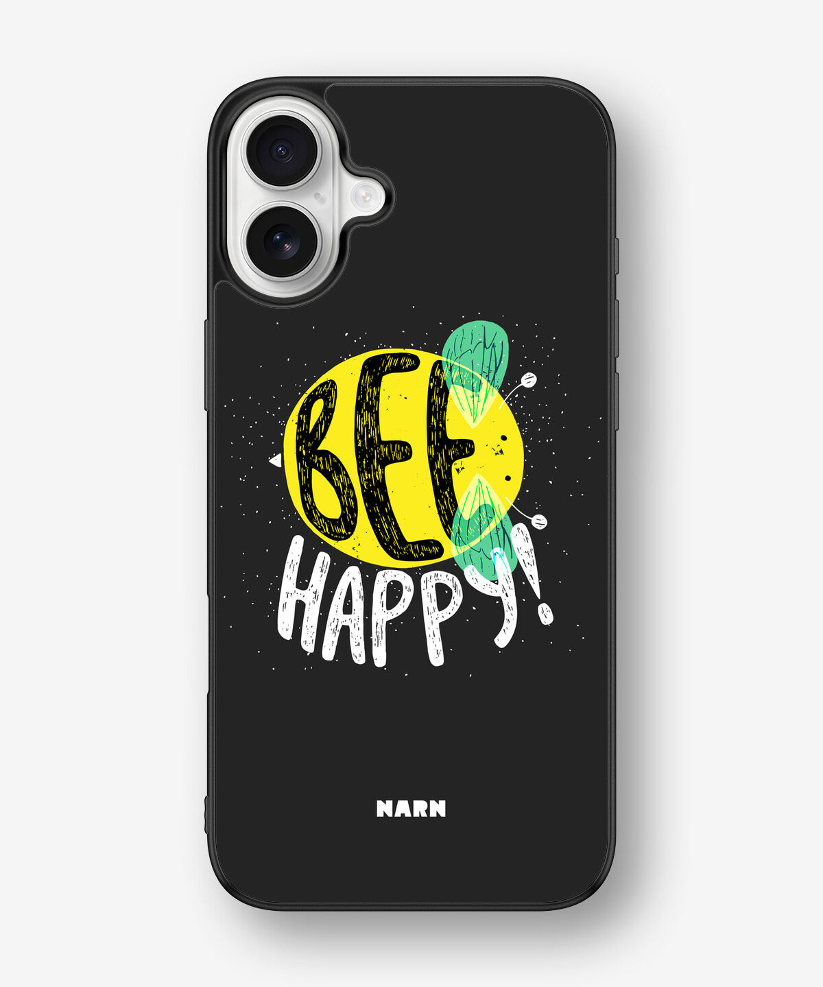 iPhone 16 Plus Hard Case – BEE Happy - View 1