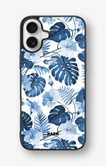 iPhone 16 Plus Hard Case – Blue Tropics - View 1