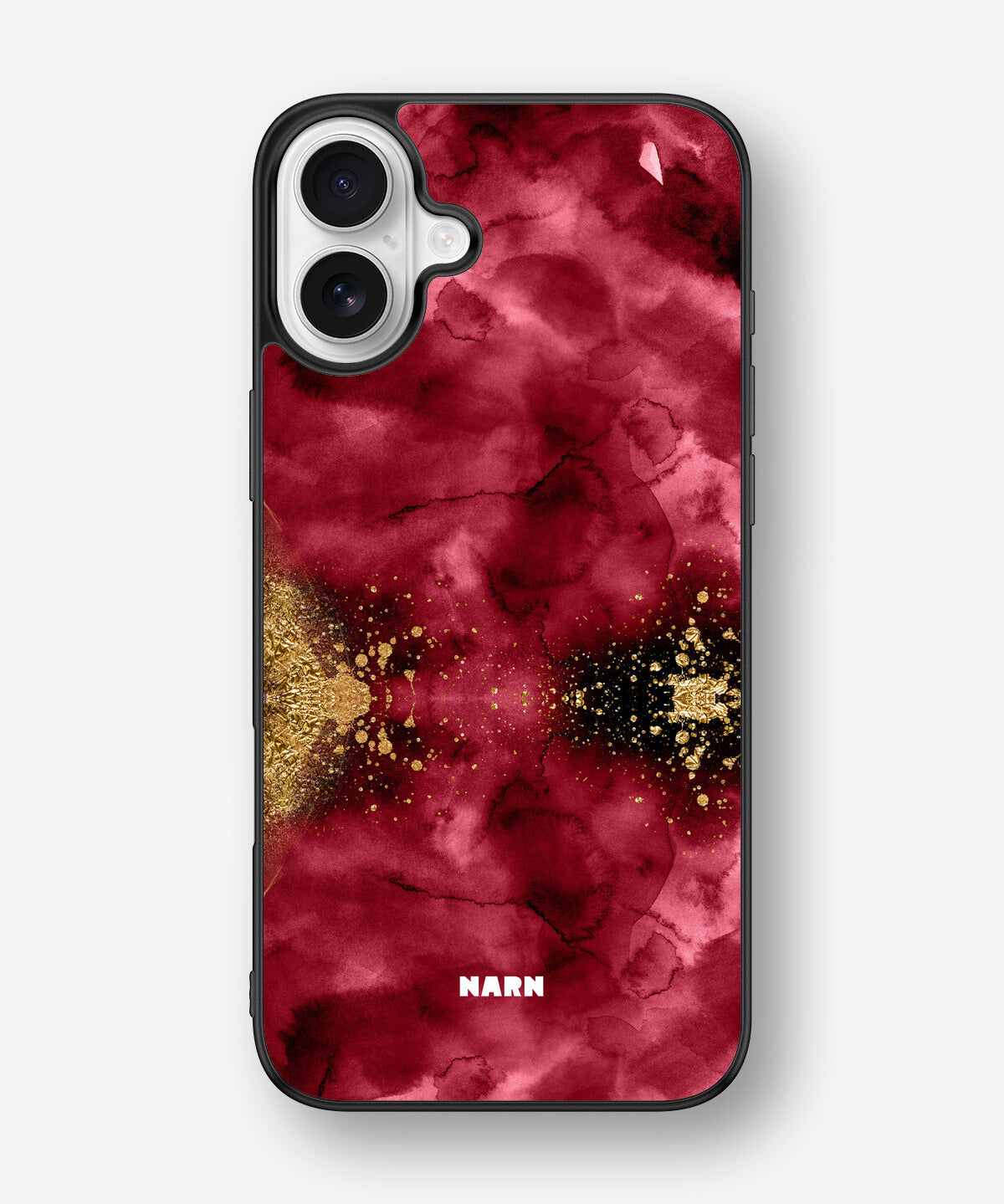 iPhone 16 Plus Hard Case – Burgendy Shimmer - View 1