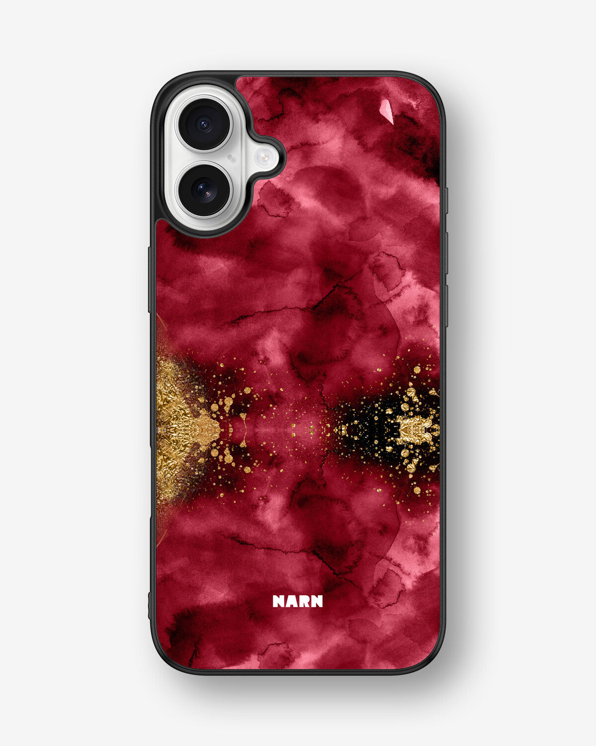 iPhone 16 Plus Hard Case – Burgendy Shimmer - View 1