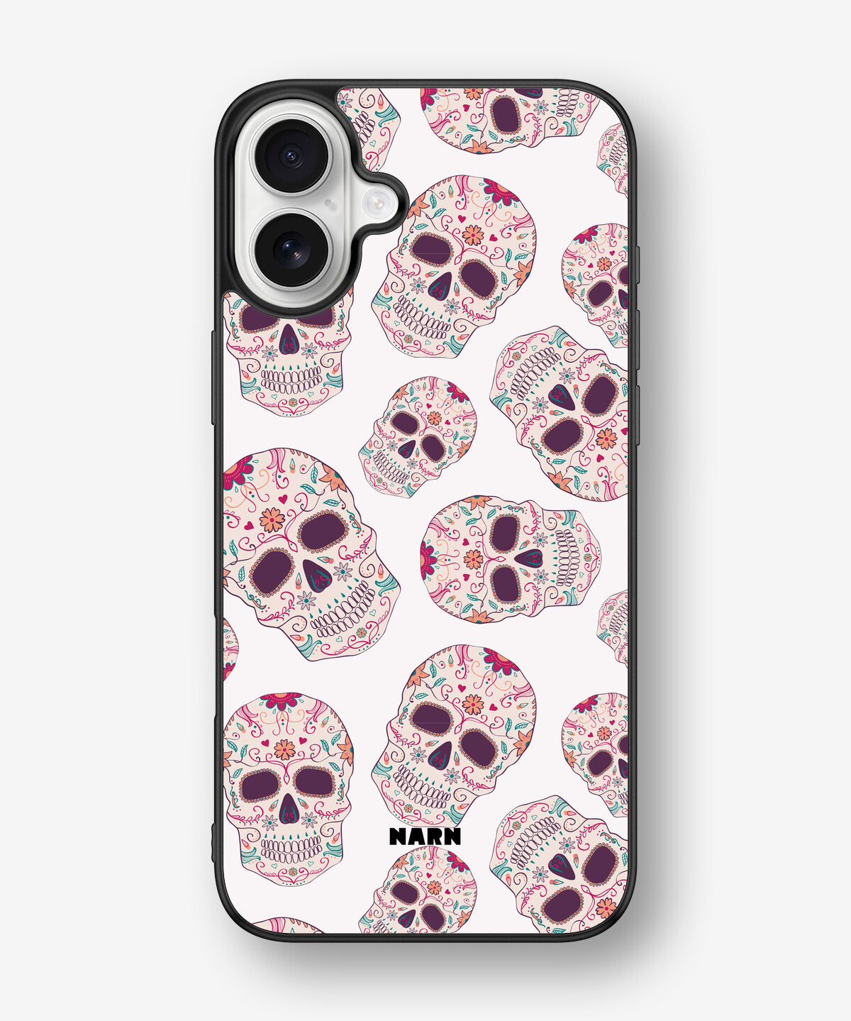 iPhone 16 Plus Hard Case – Calavera Skulls - View 1