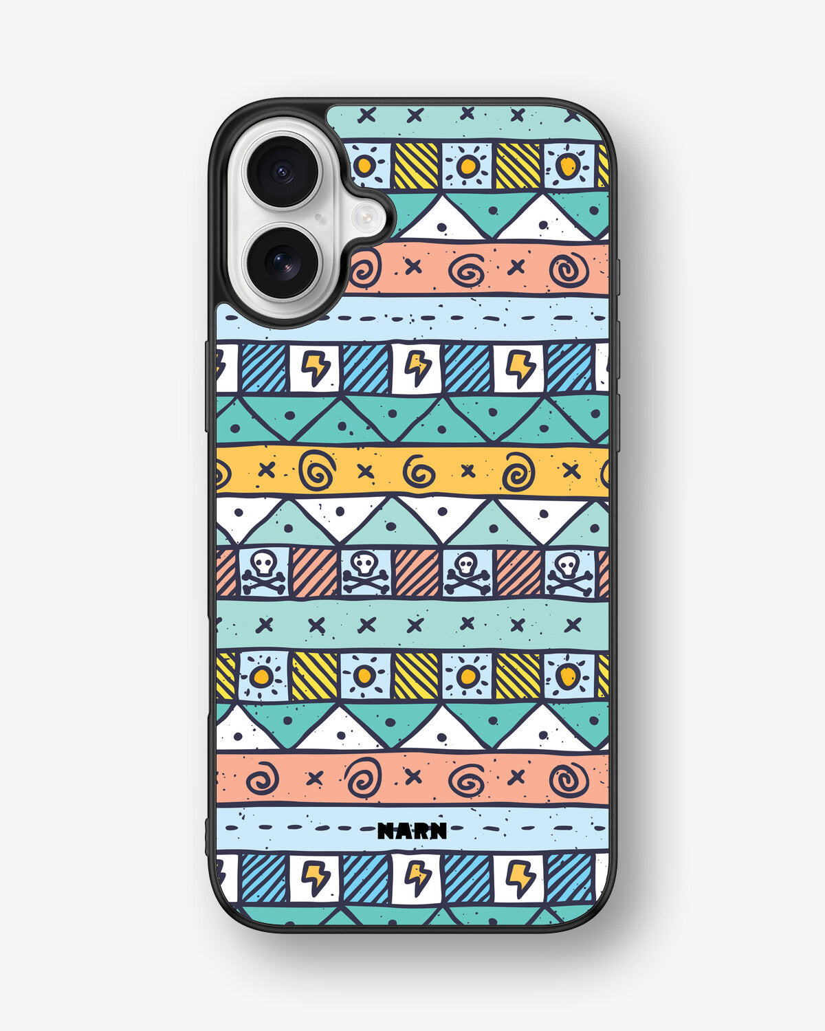 iPhone 16 Plus Hard Case – Cute Pattern - View 1