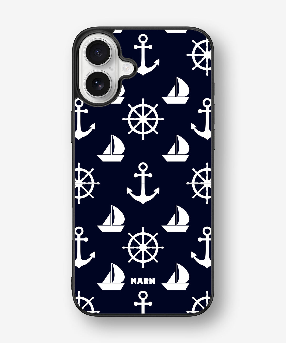 iPhone 16 Plus Hard Case – Deep Blue Voyage - View 1