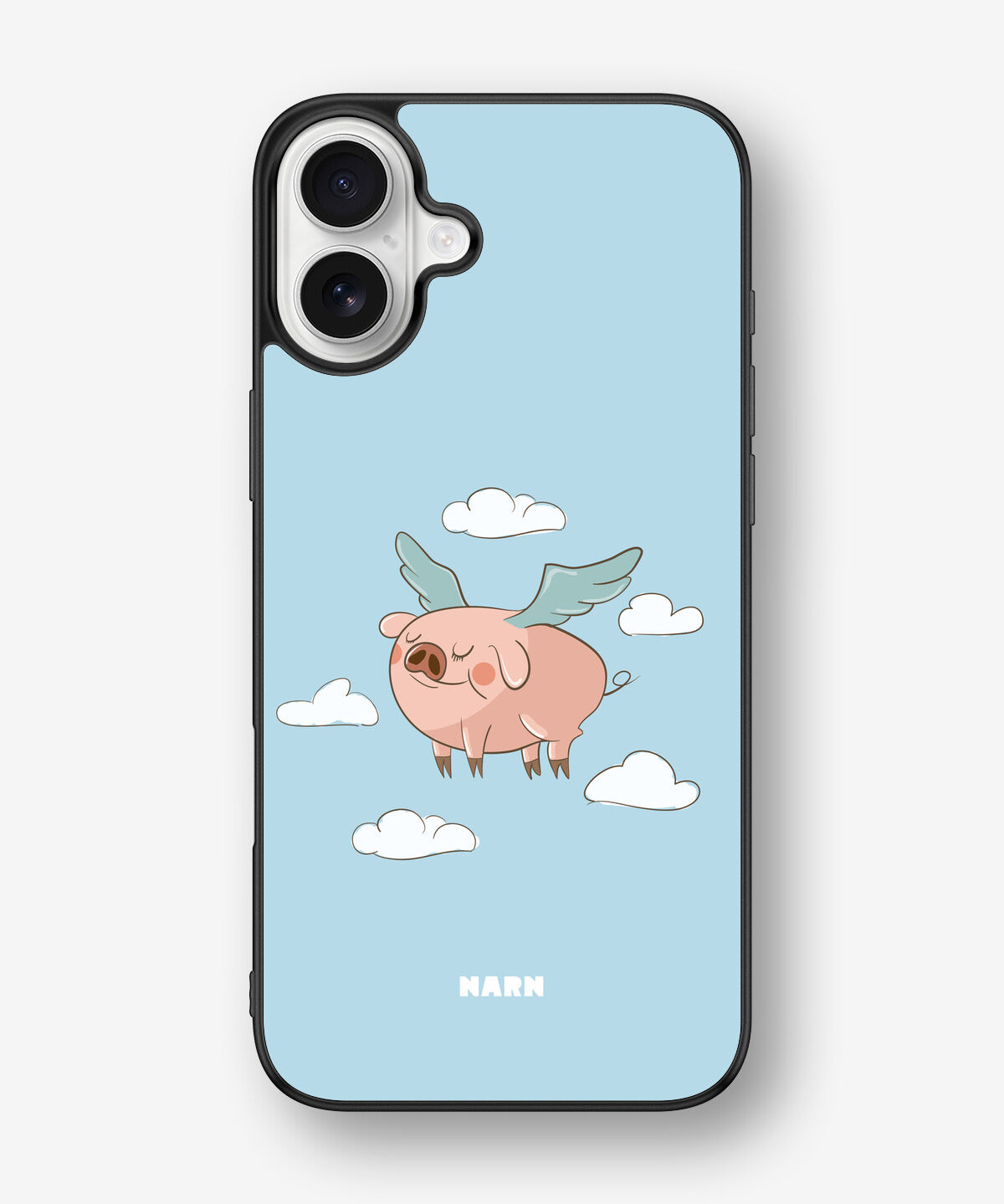iPhone 16 Plus Hard Case – Dreamy Pig - View 1