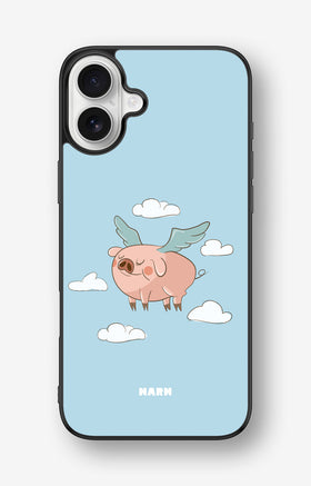 iPhone 16 Plus Hard Case – Dreamy Pig - View 1