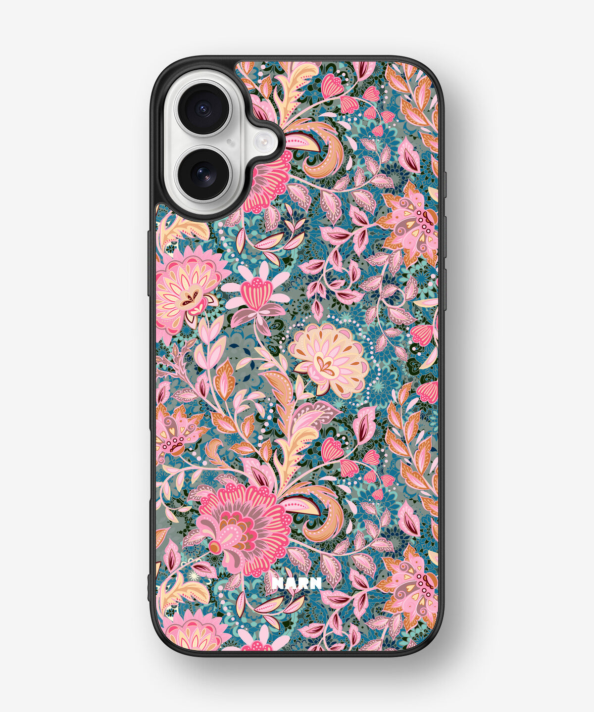 iPhone 16 Plus Hard Case – Fantasy Flowers - View 1