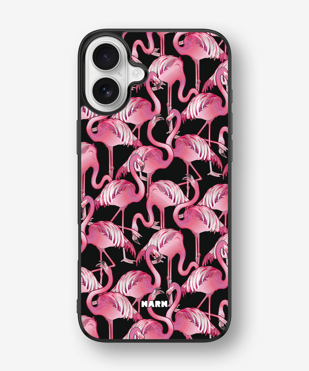 iPhone 16 Plus Hard Case – Flamingos - View 1