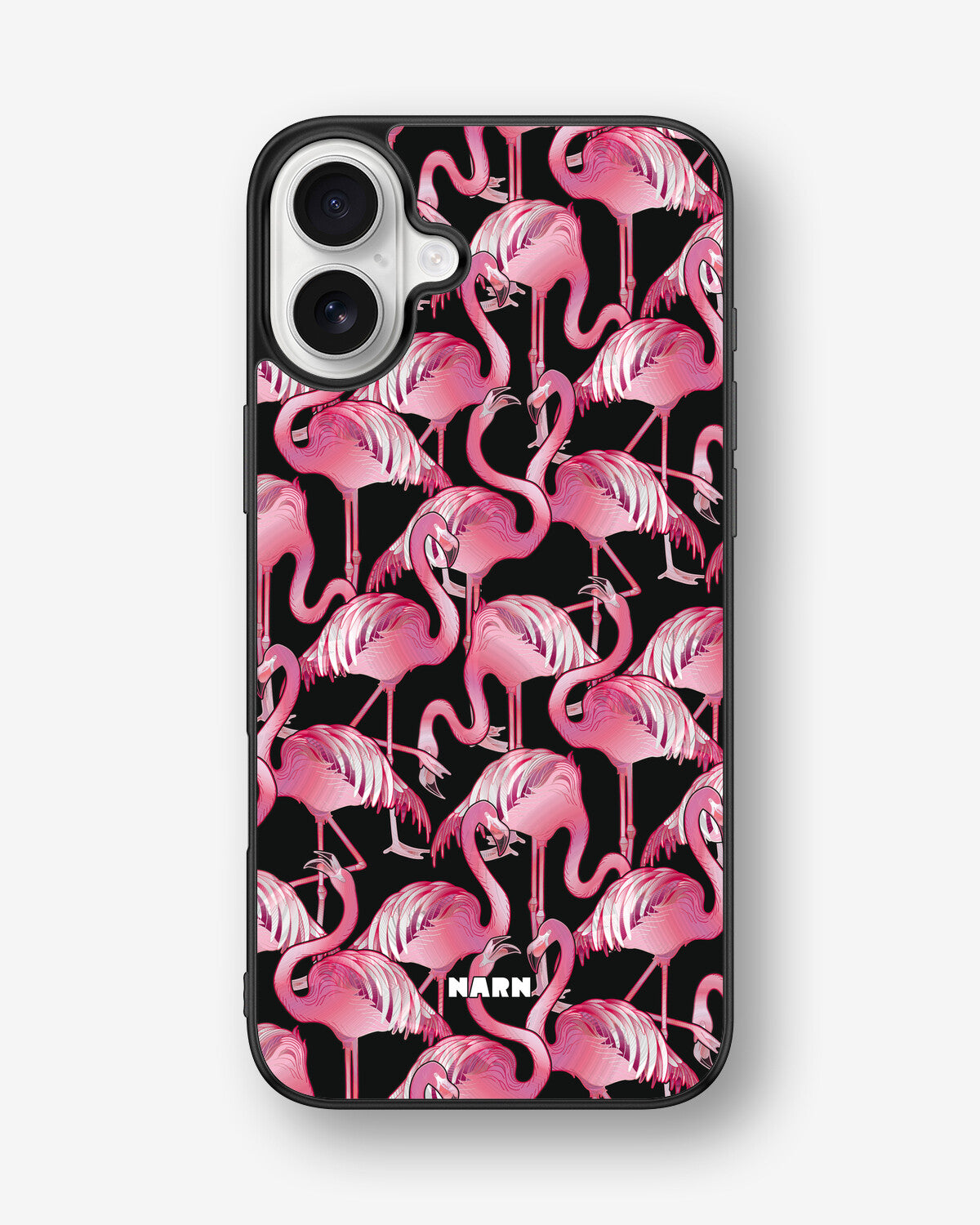 iPhone 16 Plus Hard Case – Flamingos - View 1