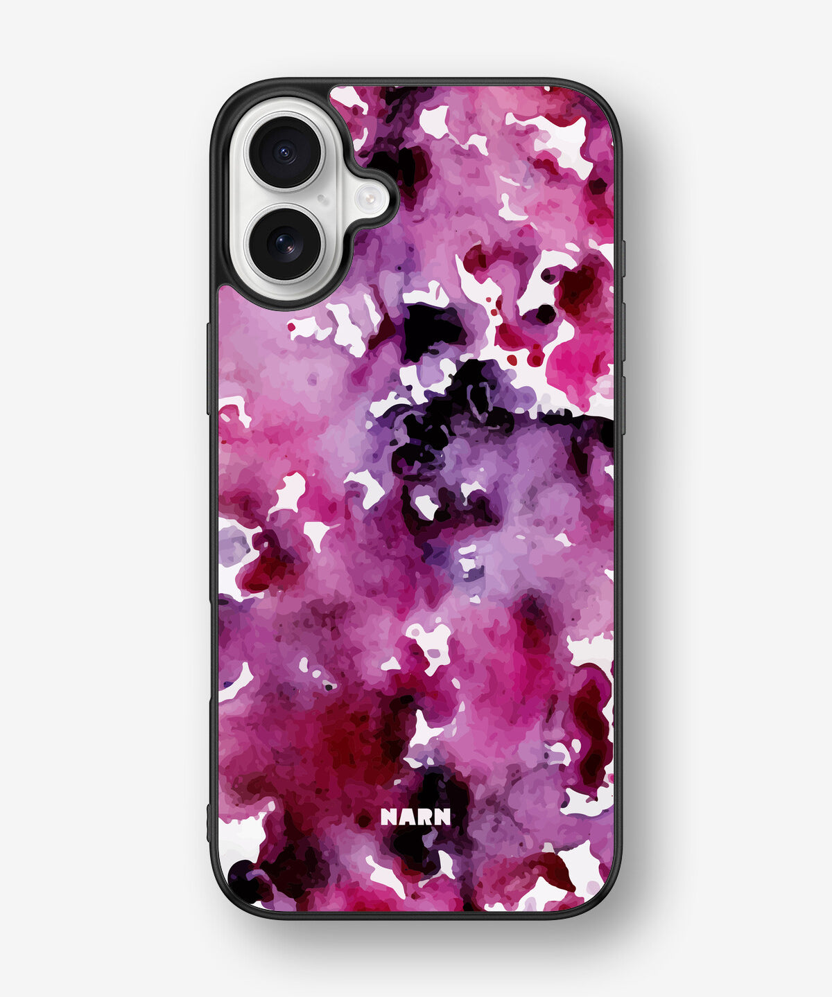 iPhone 16 Plus Hard Case – Floral Splash - View 1