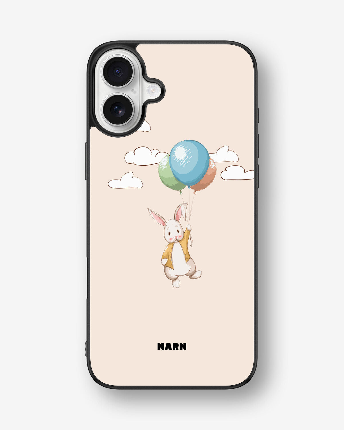 iPhone 16 Plus Hard Case – Flying Rabbit - View 1