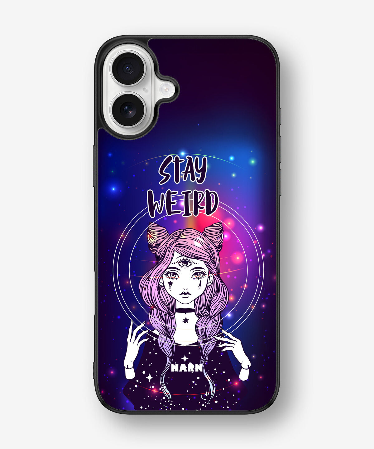 iPhone 16 Plus Hard Case – Galactic Weird - View 1