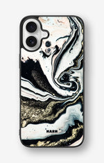 iPhone 16 Plus Hard Case – Golden Swirl - View 1