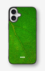iPhone 16 Plus Hard Case – Green Leafy - View 1