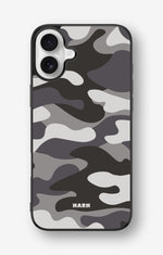 iPhone 16 Plus Hard Case – Grey Camo - View 1