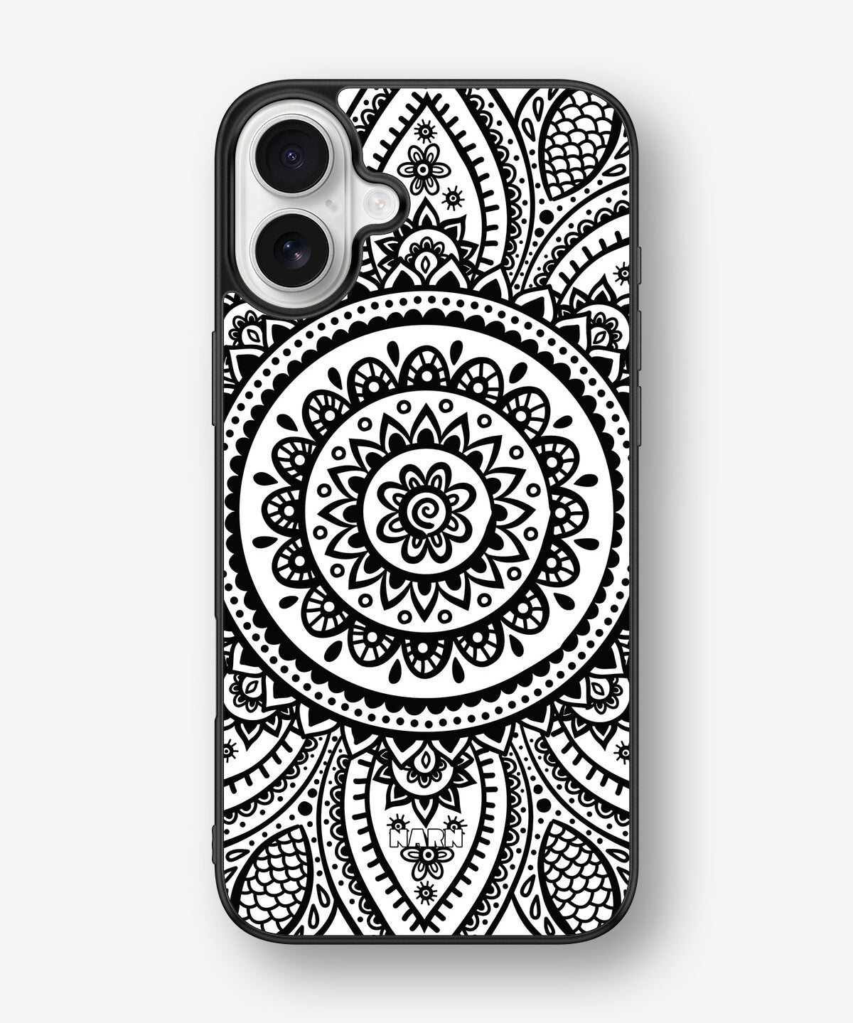iPhone 16 Plus Hard Case – Henna Mandala - View 1