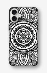 iPhone 16 Plus Hard Case – Henna Mandala - View 1