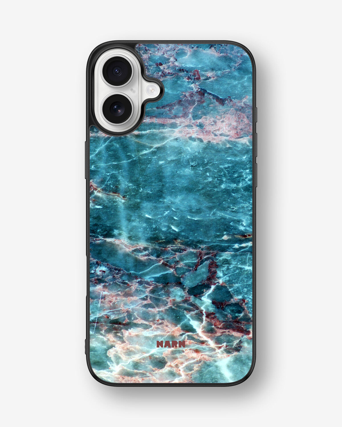 iPhone 16 Plus Hard Case – Icy Marble - View 1