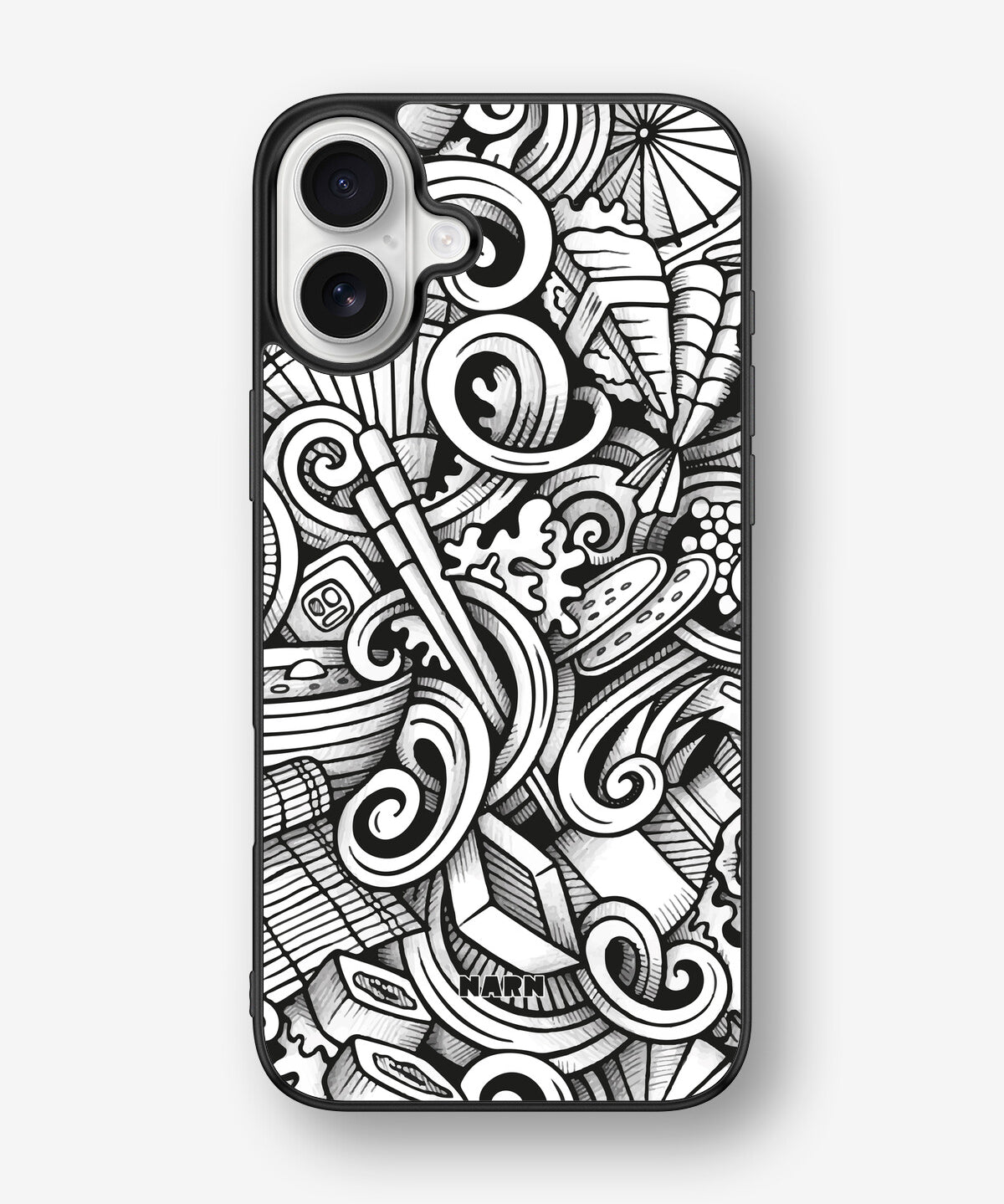 iPhone 16 Plus Hard Case – Japanese Pattern - View 1