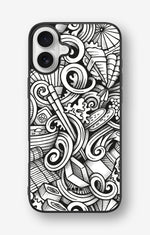 iPhone 16 Plus Hard Case – Japanese Pattern - View 1