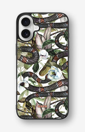iPhone 16 Plus Hard Case – Jungle Snake - View 1