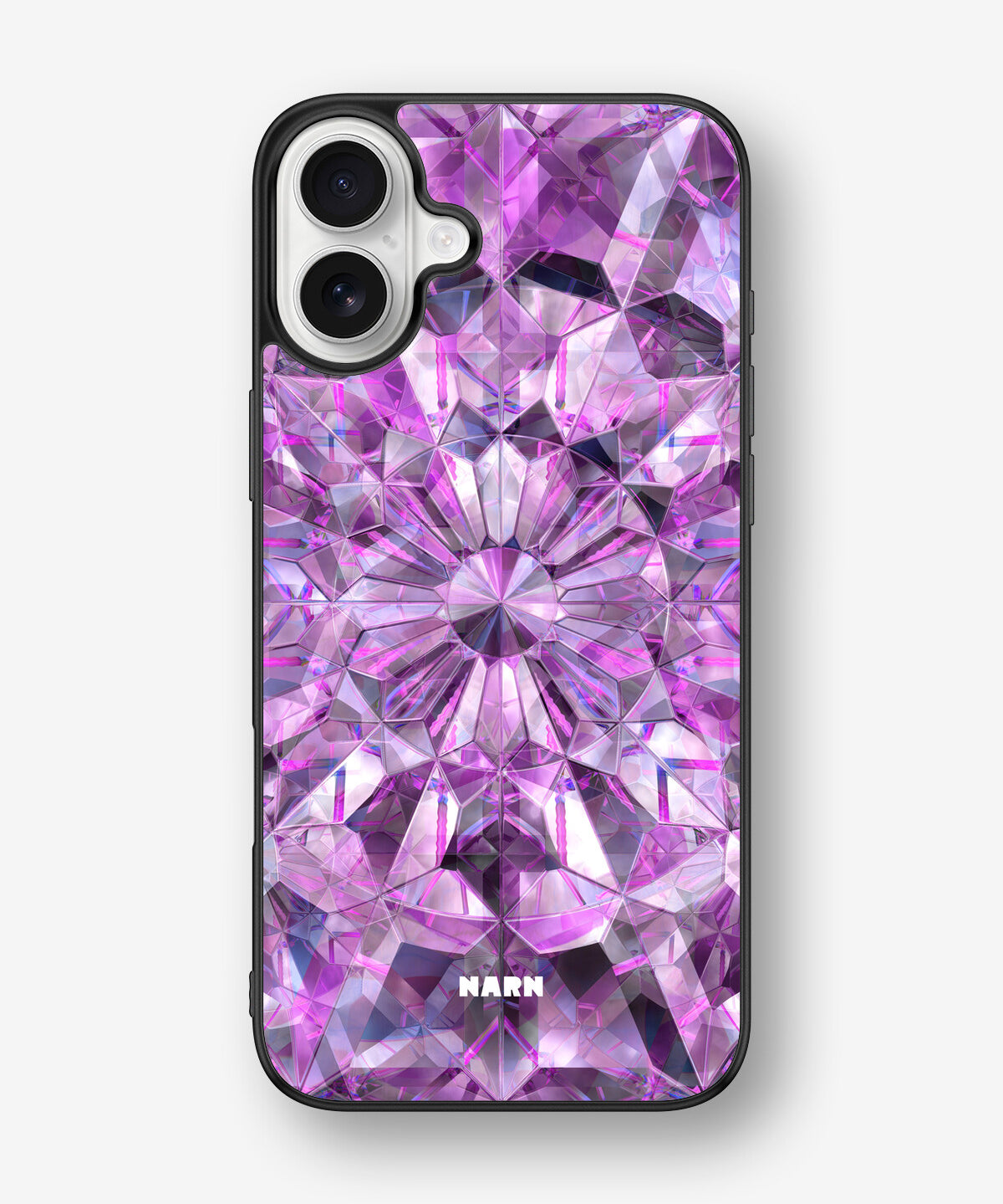 iPhone 16 Plus Hard Case – Lavender Crystals - View 1