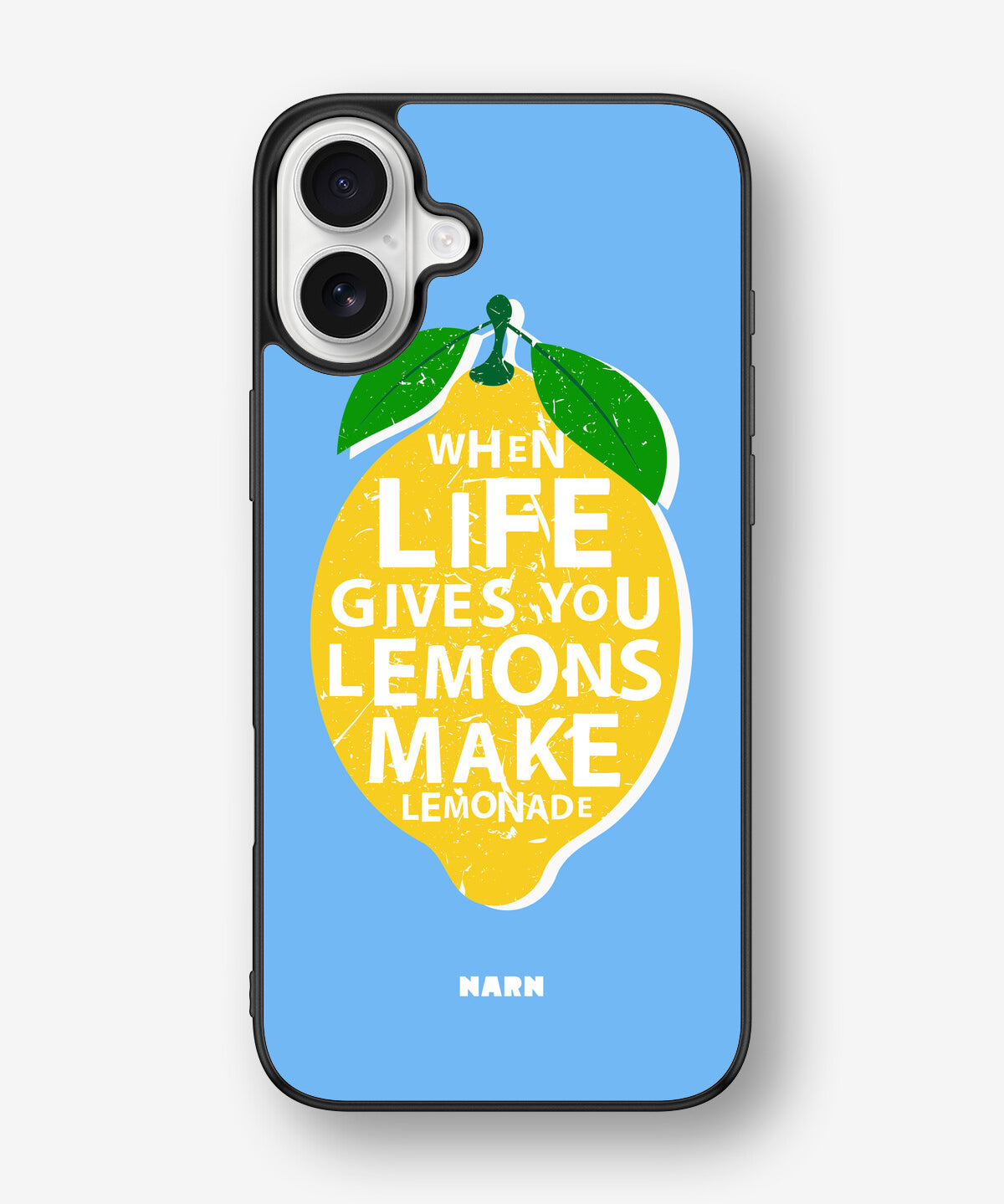 iPhone 16 Plus Hard Case – Lemon Quote - View 1