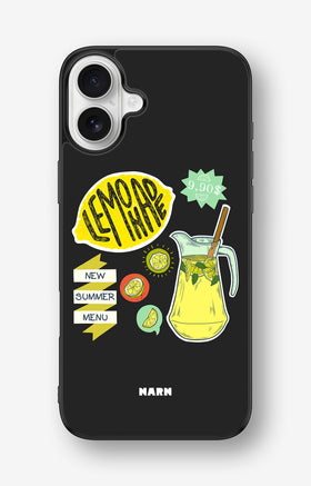 iPhone 16 Plus Hard Case – Lemon Summer - View 1