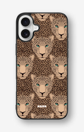 iPhone 16 Plus Hard Case – Leopard Gaze - View 1
