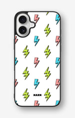iPhone 16 Plus Hard Case – Lightning Bolts - View 1