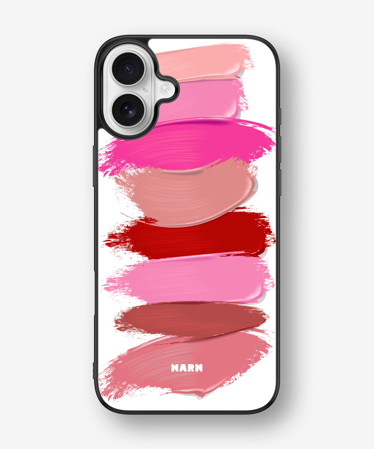 iPhone 16 Plus Hard Case – Lipstick Smears - View 1