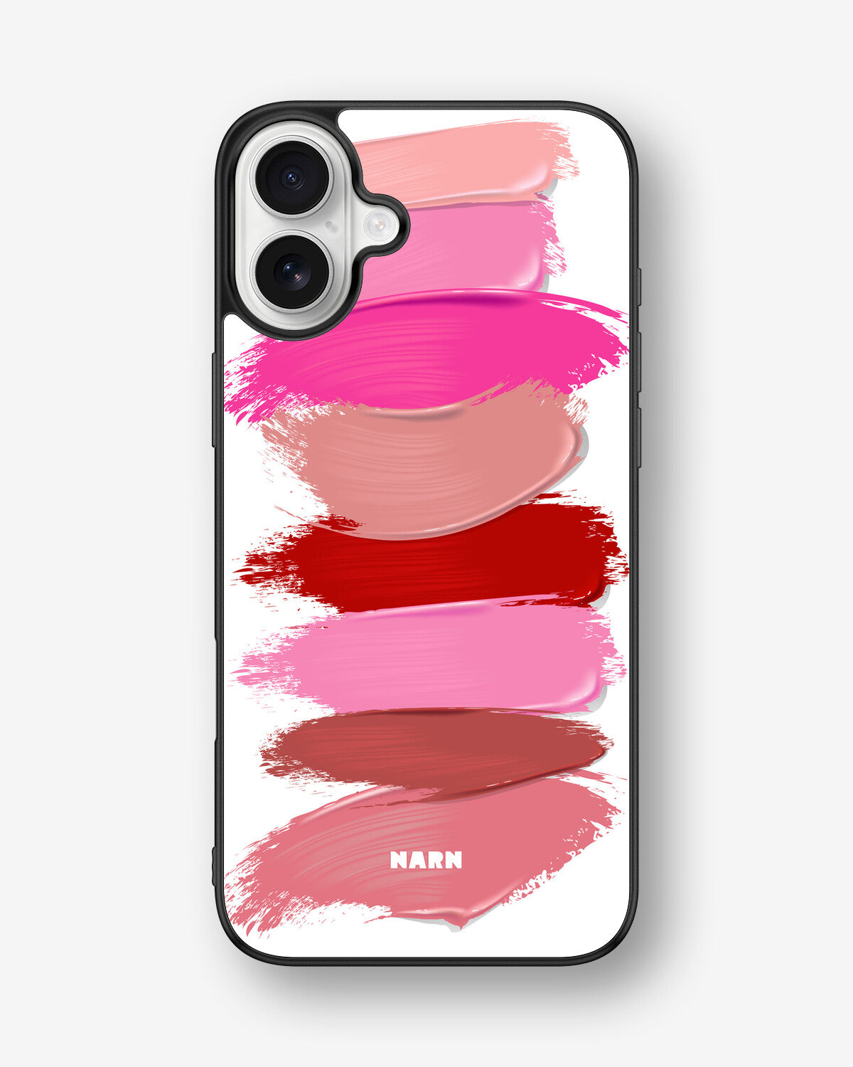 iPhone 16 Plus Hard Case – Lipstick Smears - View 1