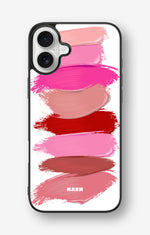 iPhone 16 Plus Hard Case – Lipstick Smears - View 1