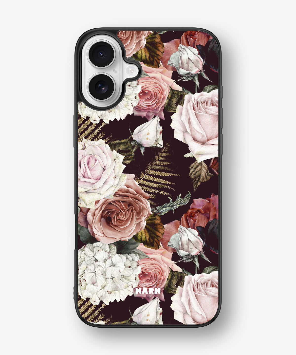 iPhone 16 Plus Hard Case – Midnight Roses - View 1