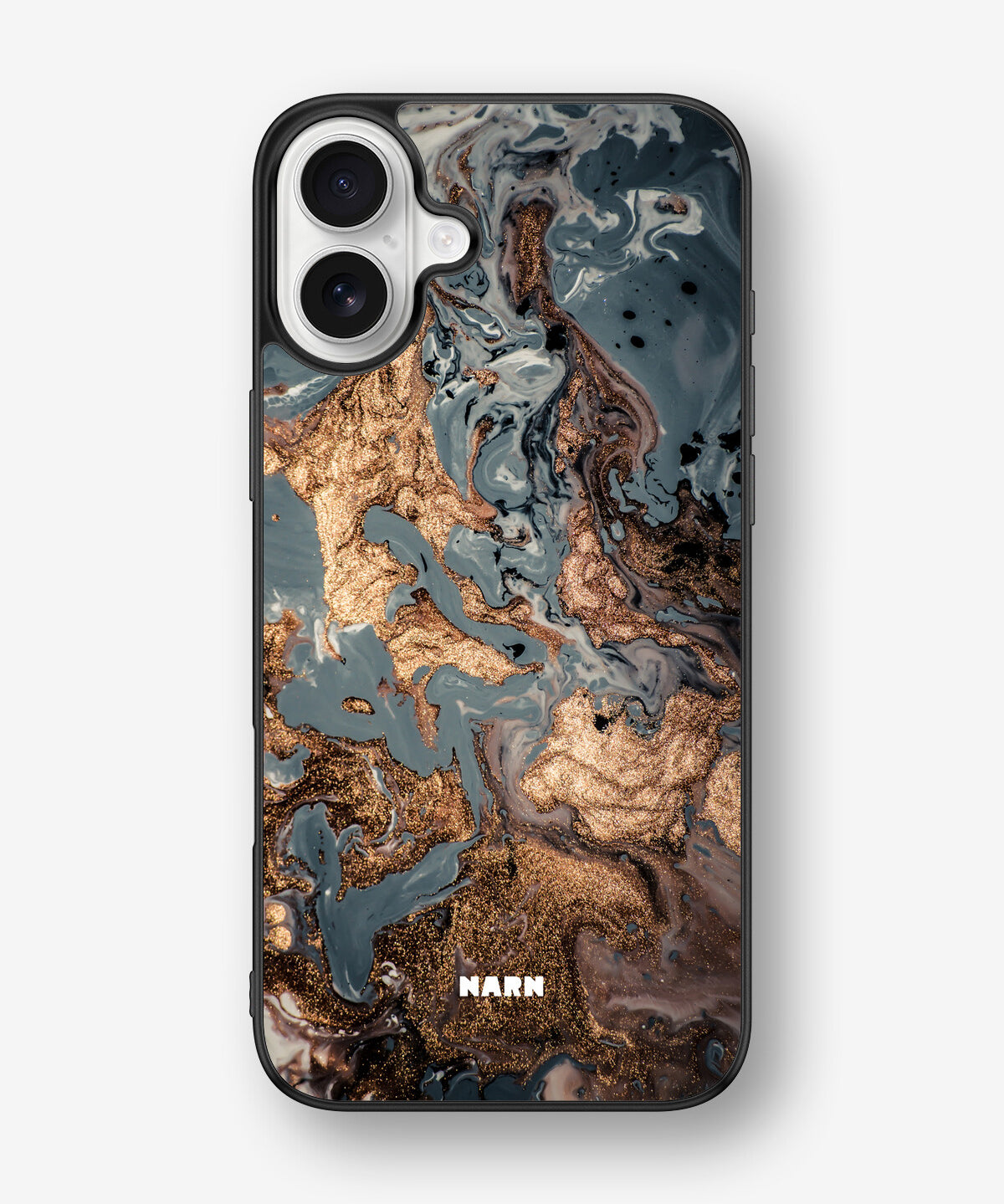 iPhone 16 Plus Hard Case – Molten Gold - View 1