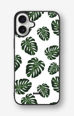 iPhone 16 Plus Hard Case – Monstera Pattern - View 1